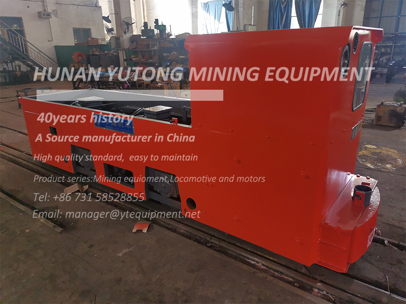 8-ton mining battery electric locomotive